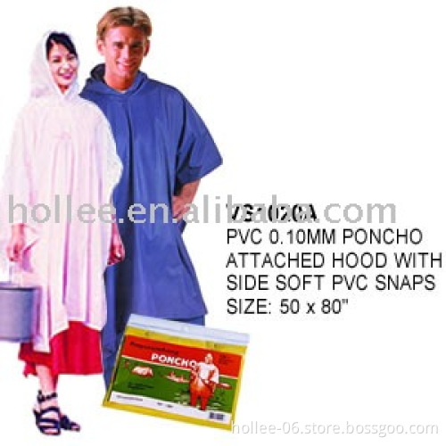 pvc rainponcho